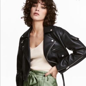 Black H&M biker jacket